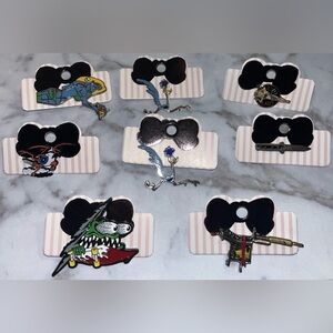 Men's Cartoon Character Enamel Pin Set